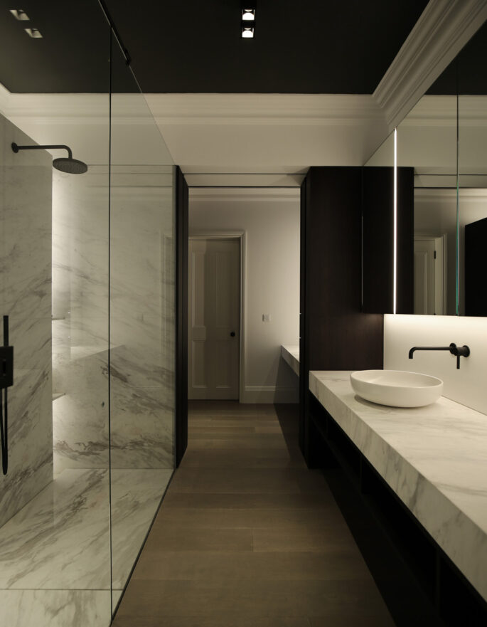 Bathroom by LBMV Architects - luxury and modern architecture design studio in London