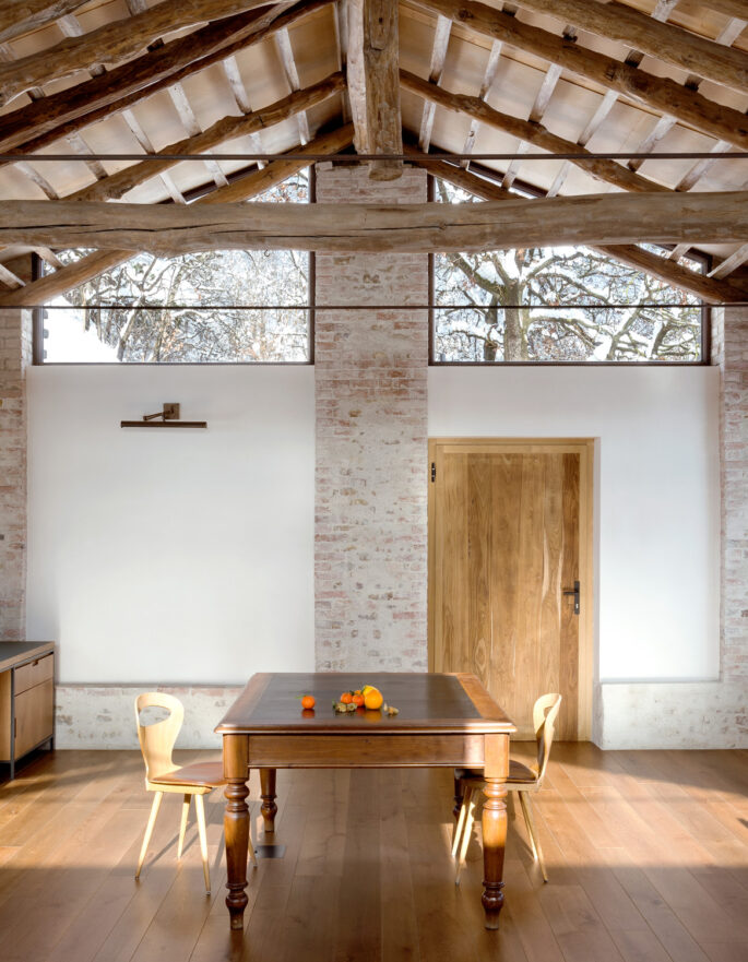 Living room of Cascina by Jonathan Tuckey - luxury architecture studio