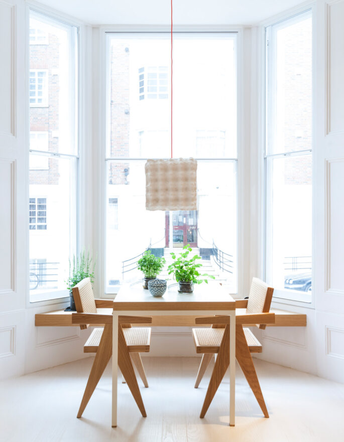 For Sale: Hatherley Grove Notting Hill W2 luxury dining room with bay windows