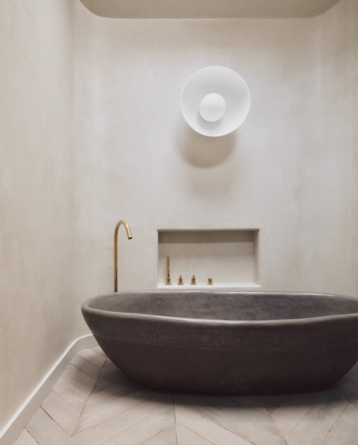 Bathroom at Bisham Gardens by House of Grey- luxury contemporary interior design studio in London