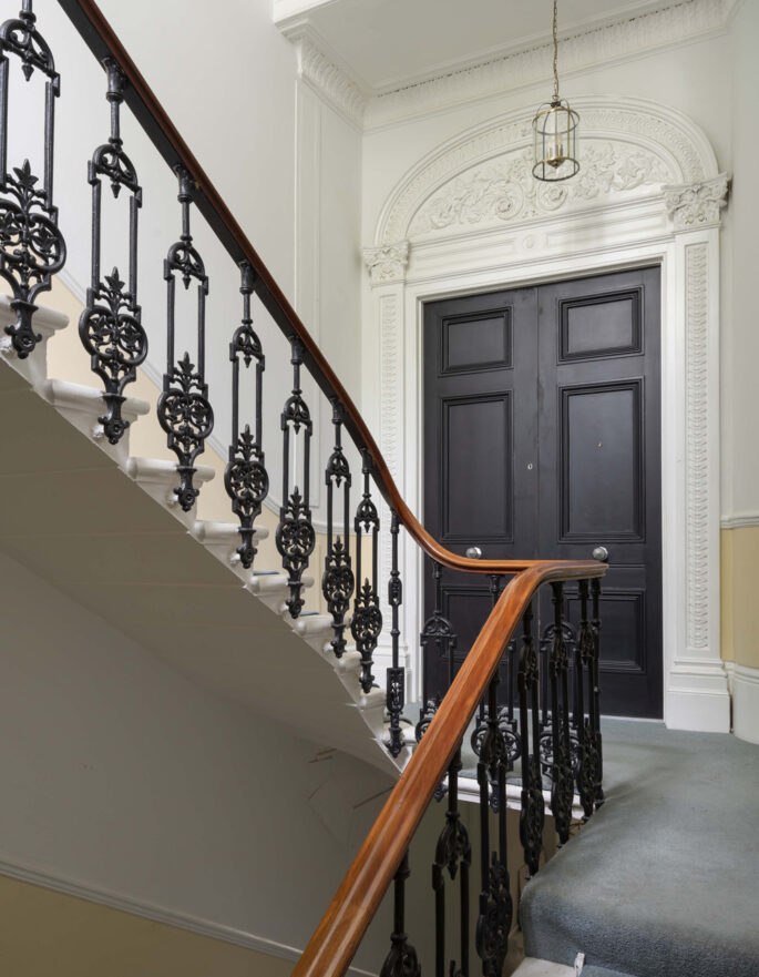 For Sale: Linden Gardens Notting Hill W11 heritage staircase