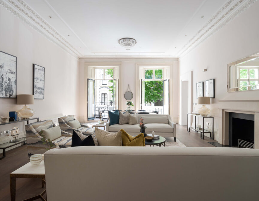 For Sale: Linden Gardens Notting Hill W11 reception room with luxury interior design