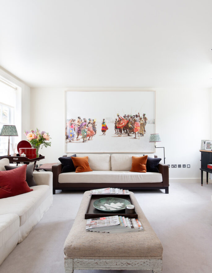 Luxury Interior Design in Living Room Kensington Park Mews W11