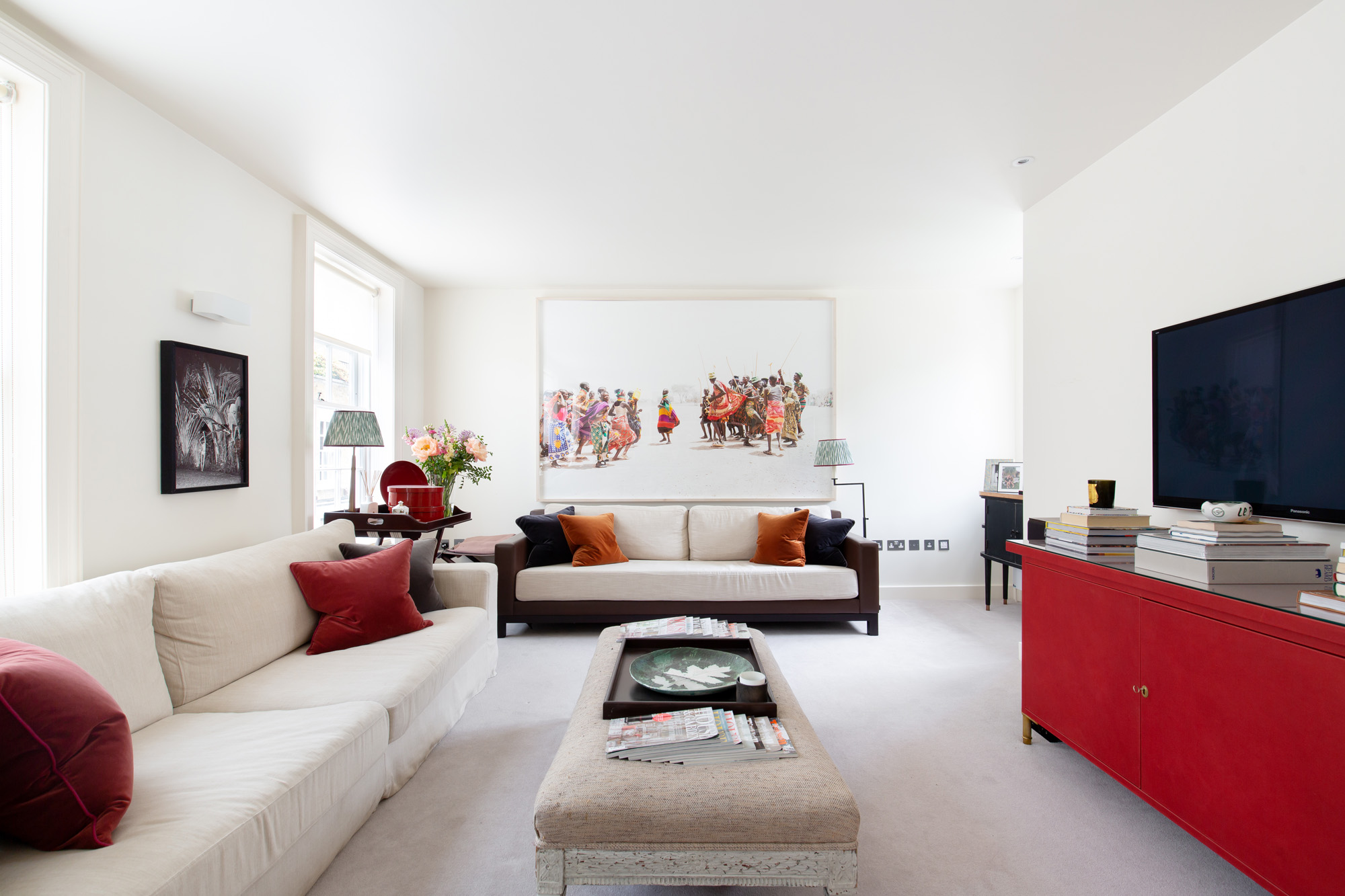 Luxury Interior Design in Living Room Kensington Park Mews W11