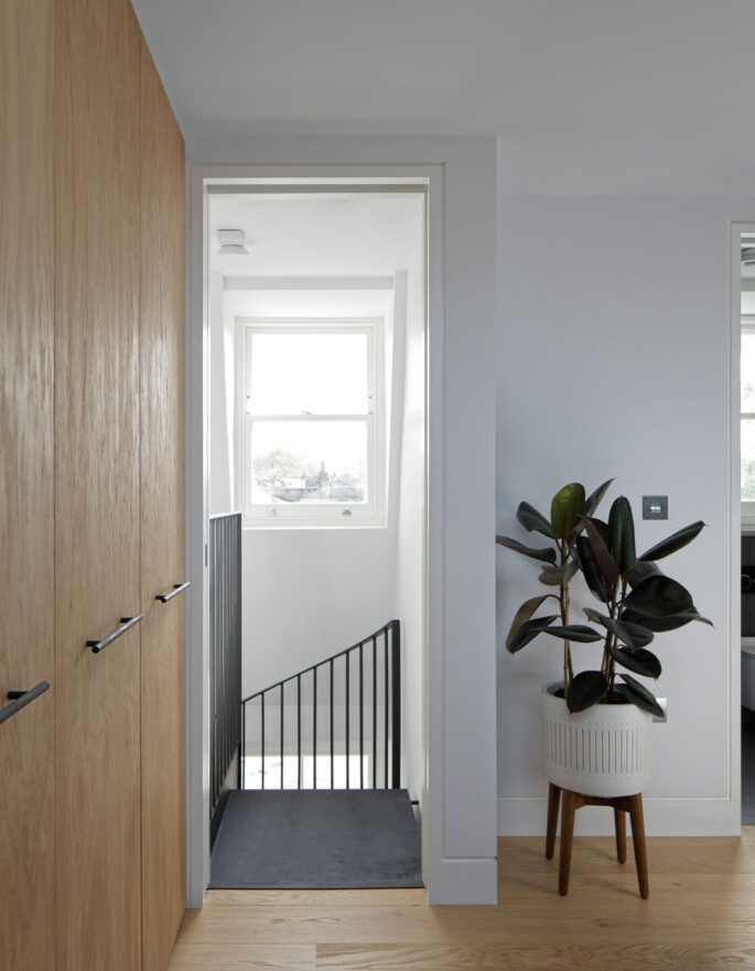 Stairwell at Prebend Street by Ciarcelutti Mathers Architecture