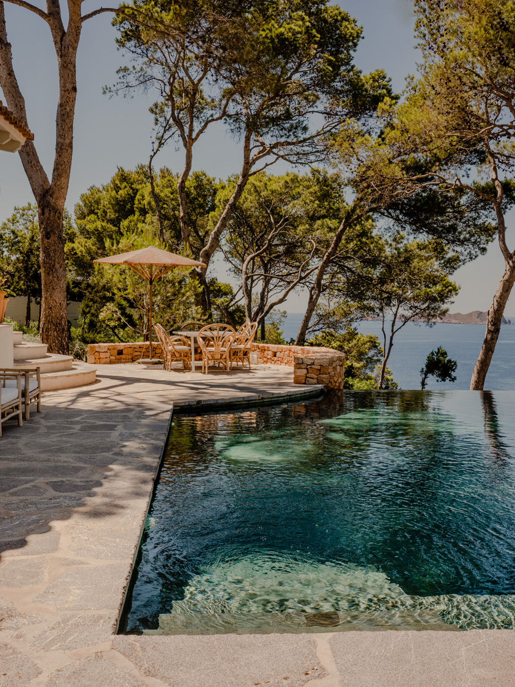 Pool of a luxury villa in Ibiza