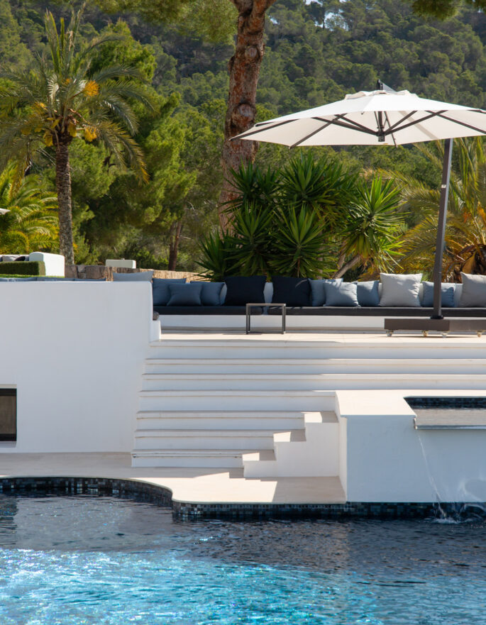 Modern pool in Ibiza by Blakstad Design Consultants
