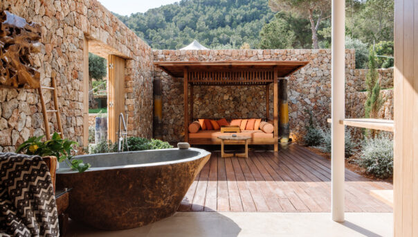View of bathroom at Can Sabina Villa Ibiza
