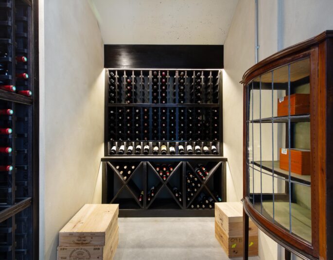 Chepstow villas wine cellar