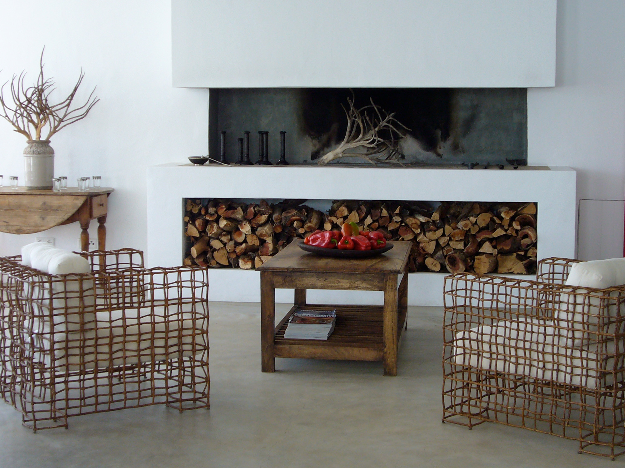 Fireplace by Clarisse Grumbach-Palme