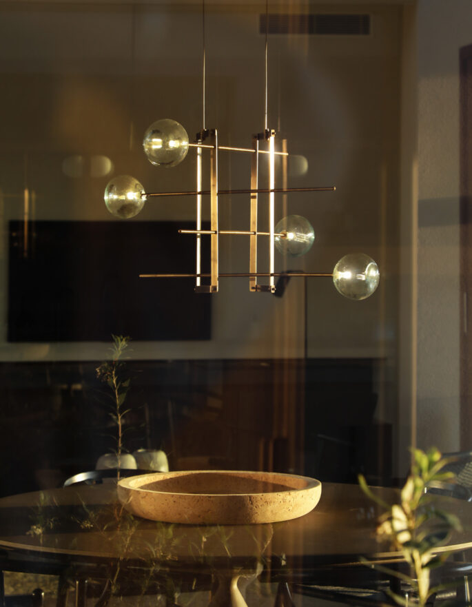 Lighting pendant by luxury interior design studio CONTAIN