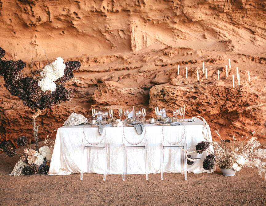 Dining table of Velvet Circus