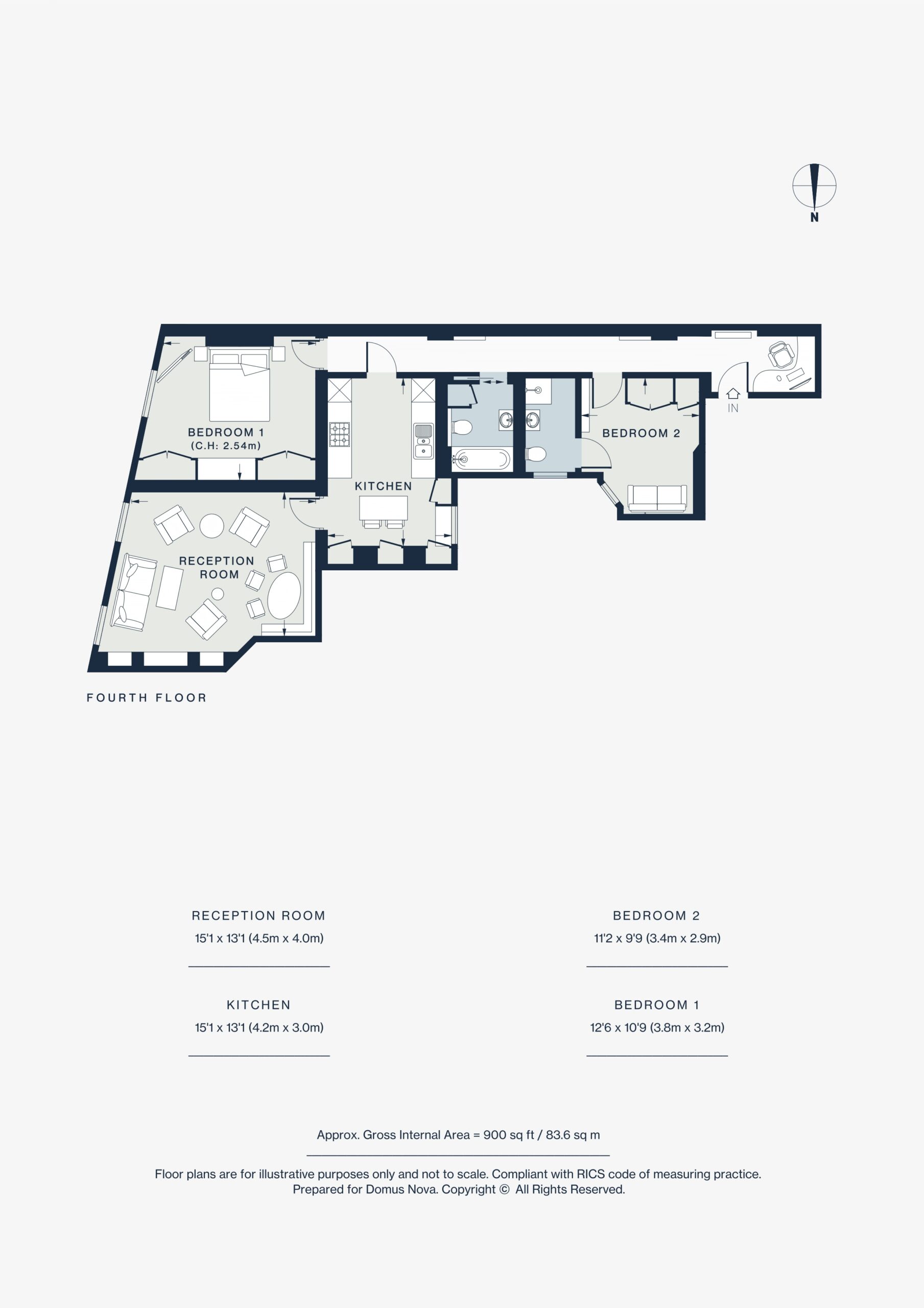 Domus Nova – Campden Hill Mansions – Floorplan