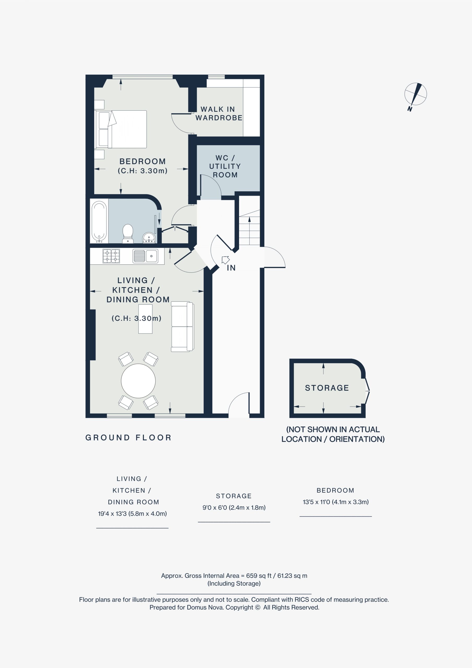 Domus Nova – Elgin Crescent – Floorplan