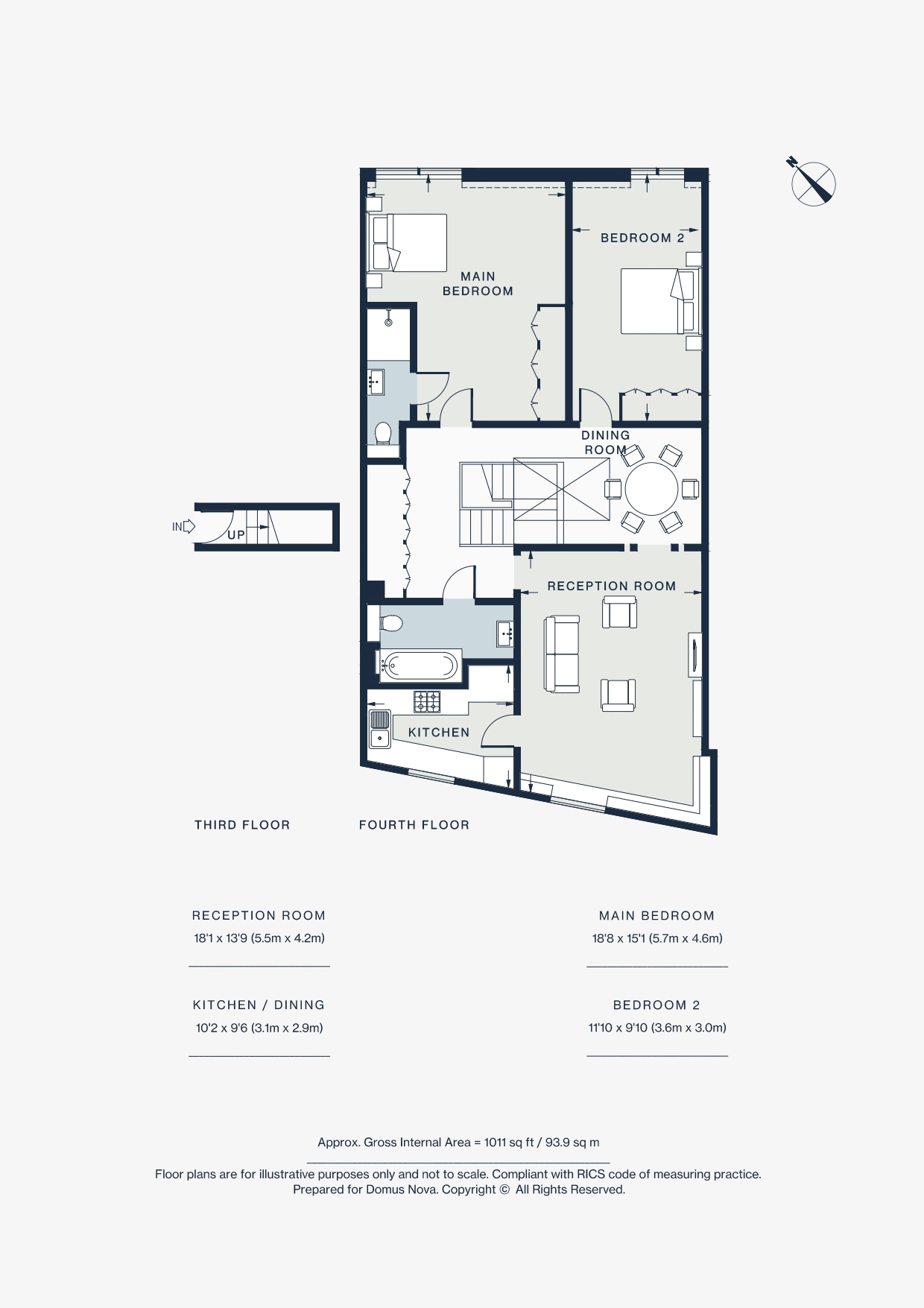 Domus Nova – Emperors Gate – Floorplan