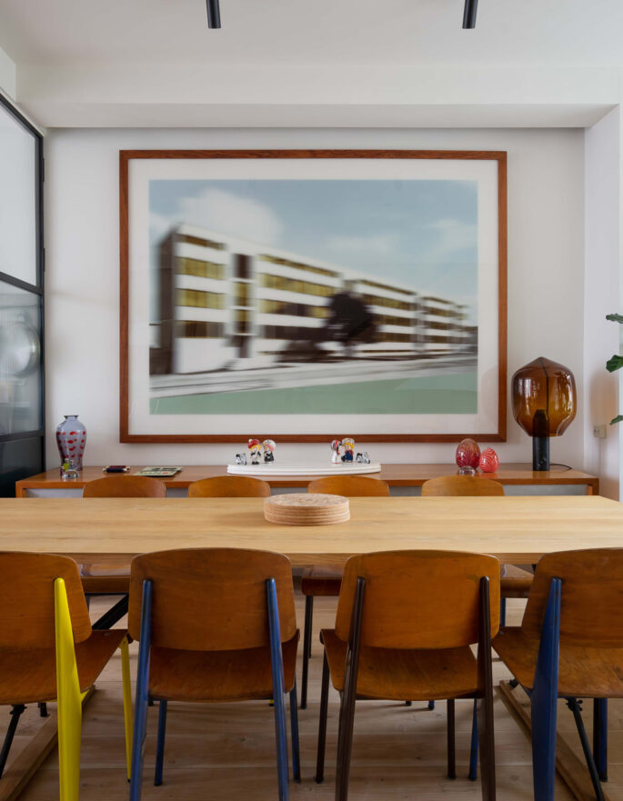 For Rent: Leamington Road Villas Notting Hil W11 contemporary interior design with wooden dining table