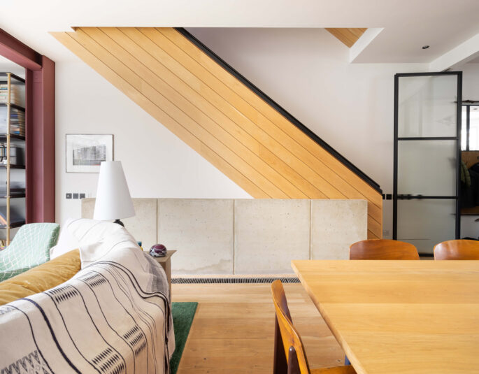 For Rent: Leamington Road Villas contemporary wooden staircase