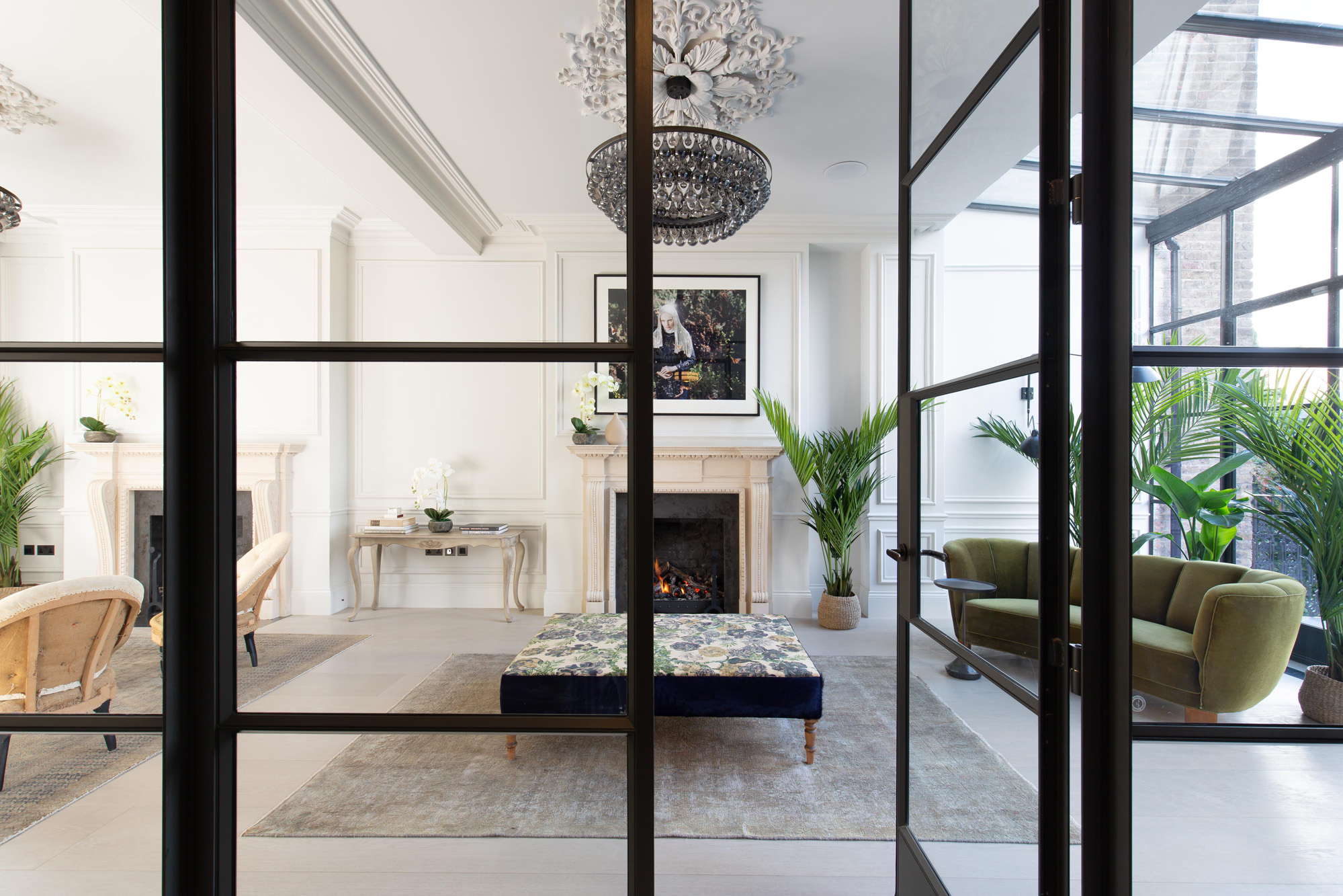 For Sale: Chepstow Villas Notting Hill W11 luxury reception room with Crittall windows