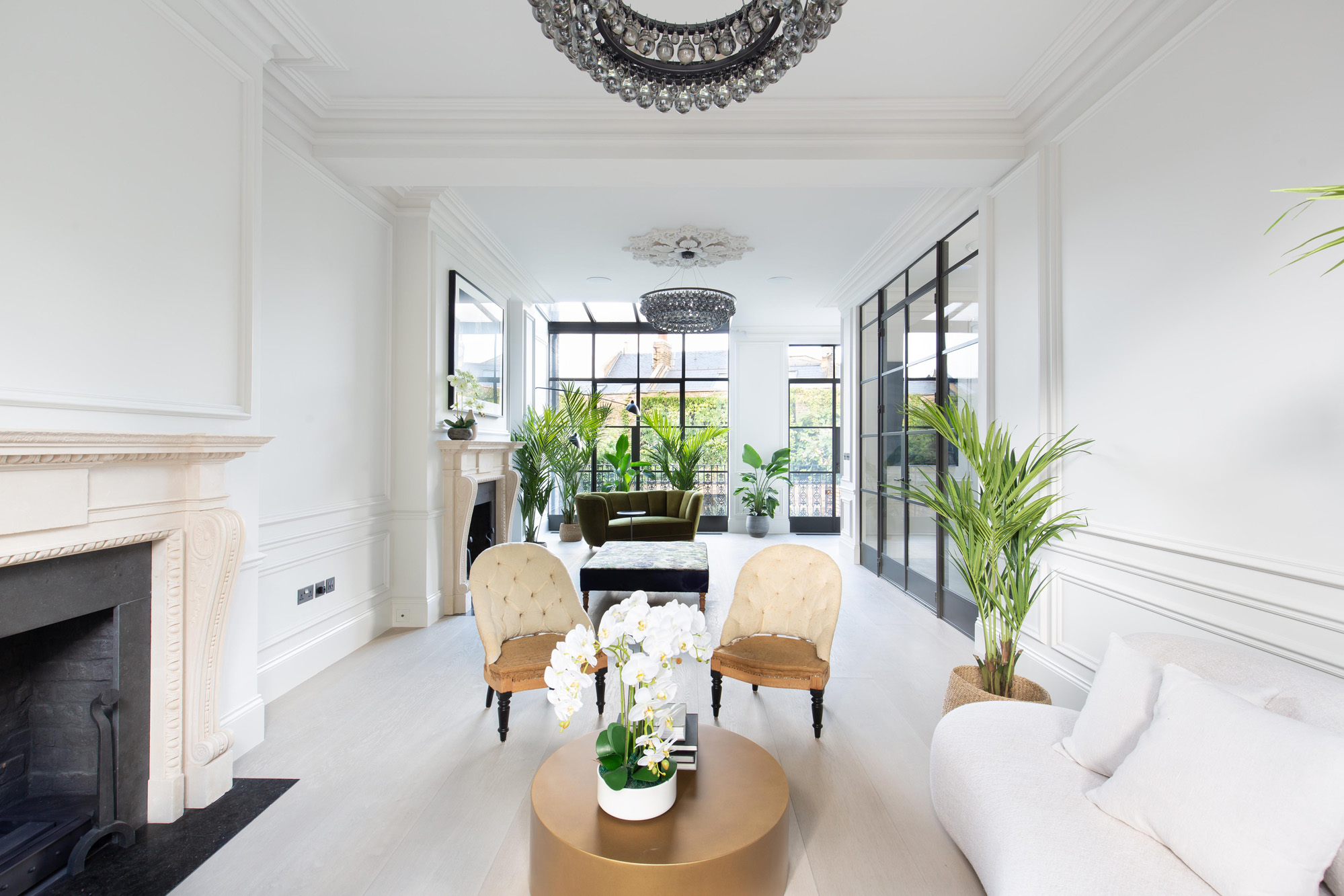 For Sale: Chepstow Villas Notting Hill W11 luxury reception room with minimalist interior design