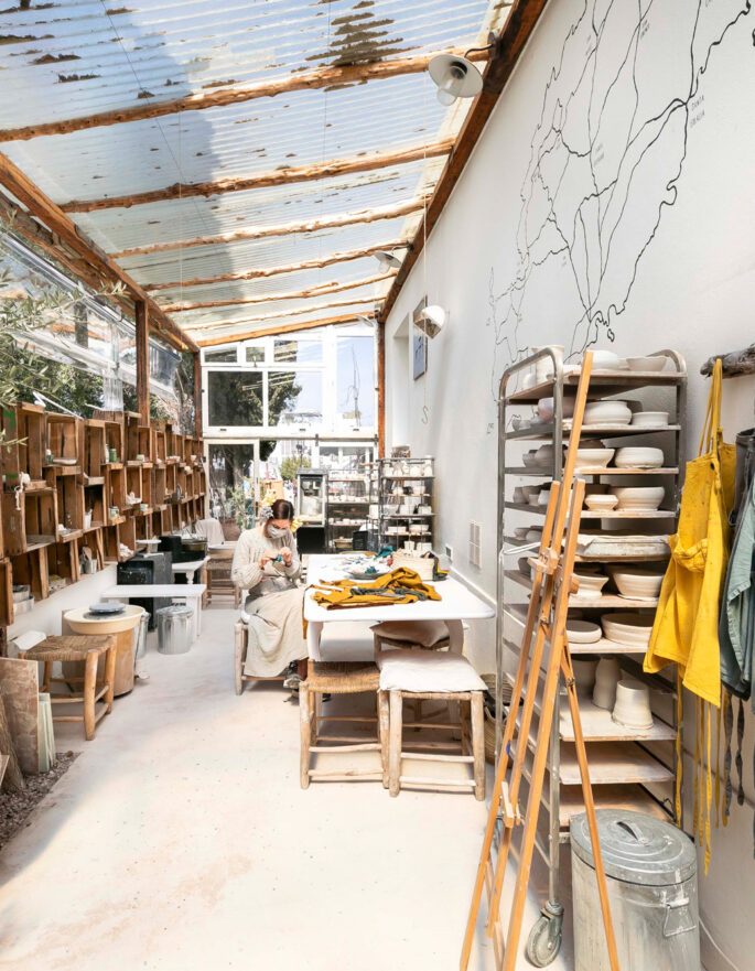 Atelier Numero 74 artisinal workshop and retail store in Santa Gertrudis Ibiza