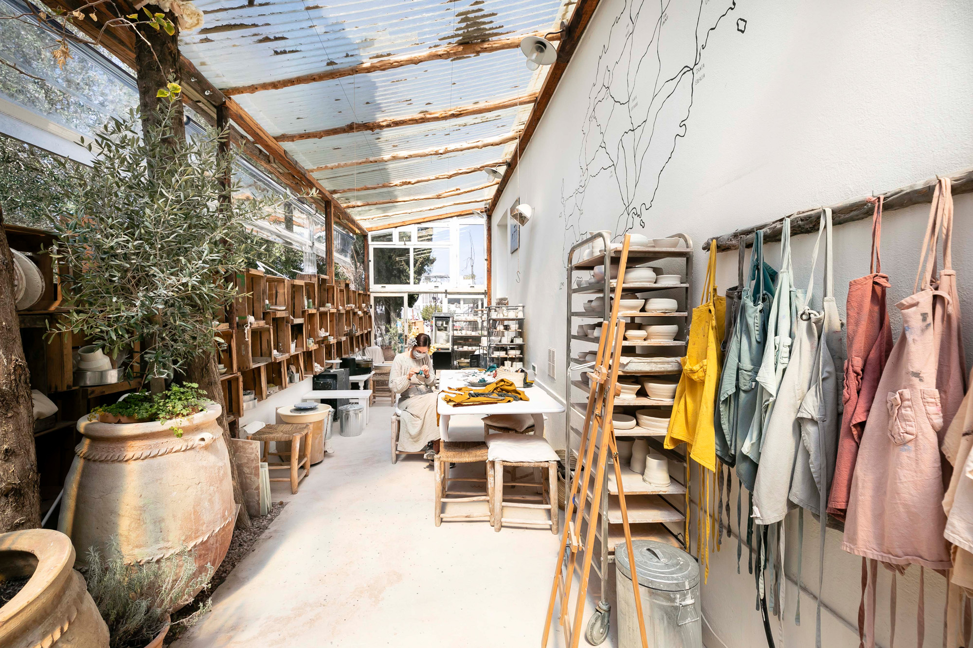 Atelier Numero 74 artisinal workshop and retail store in Santa Gertrudis Ibiza