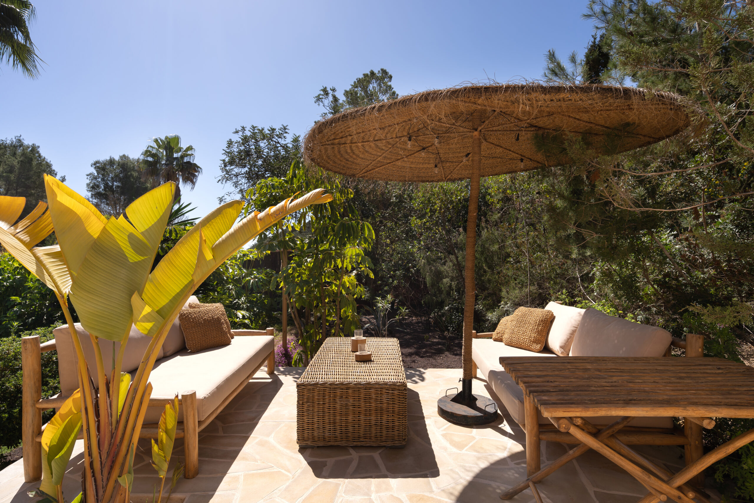 Luxury Ibiza villa with rustic interior design by Dolores Batseleare