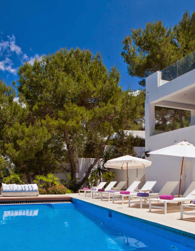 Exterior Swimming pool of El Fen Ibiza Villa