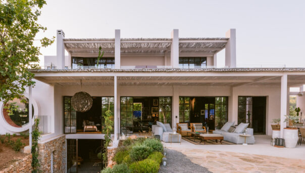 Contemporary villa for sale in Ibiza, set across three levels