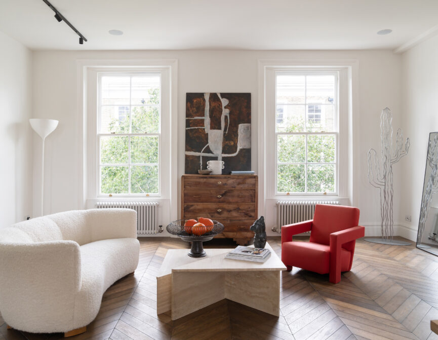 For Sale: Durham Terrace Notting Hill W11 heritage reception room with modern interior design