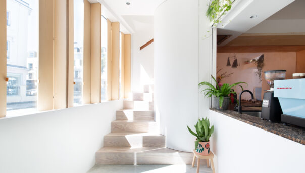 For Sale: Artesian Road, Notting Hill W11 contemporary staircase and windows