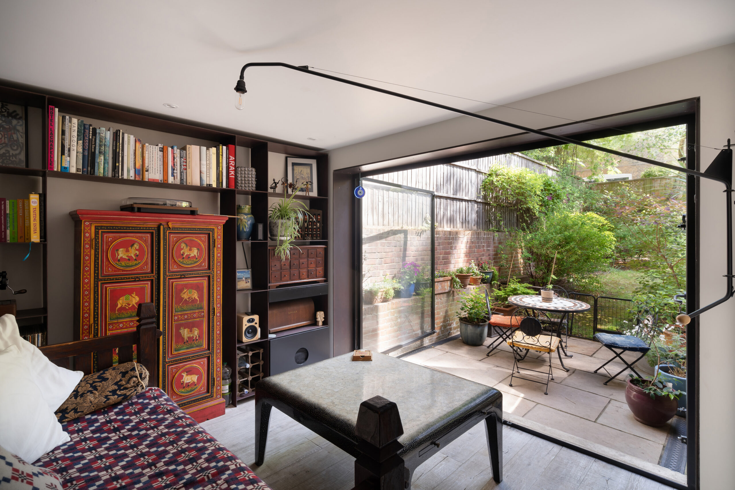 For Sale: Bassett Road North Kensington W10 glass doors that open onto the private garden