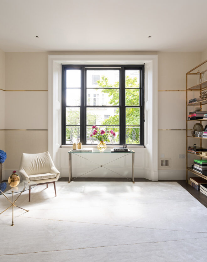 For Sale: Chepstow Villas Notting Hill W11 reception room with contemporary interior design
