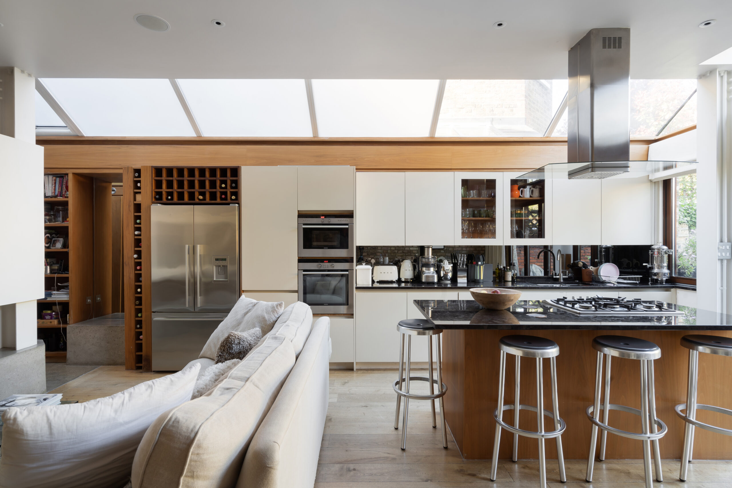 For Sale: Finstock Road, North Kensington W10, contemporary kitchen with skylights