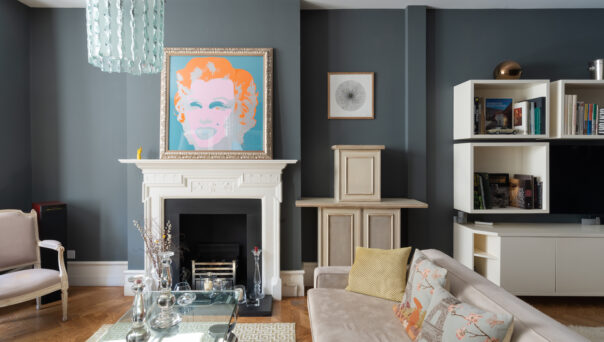 Living room in Finstock Road, North Kensington
