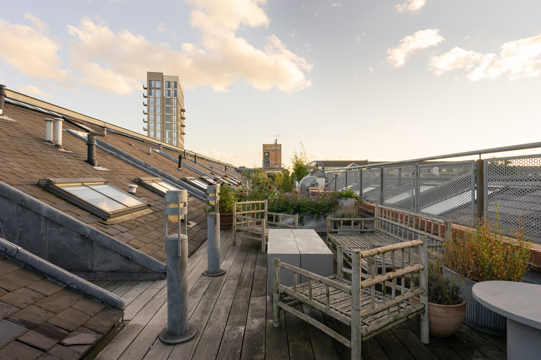 Roof Terrace at Harrow Road, Maida Vale