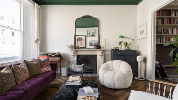 Living room at Ladbroke Crescent Notting hill