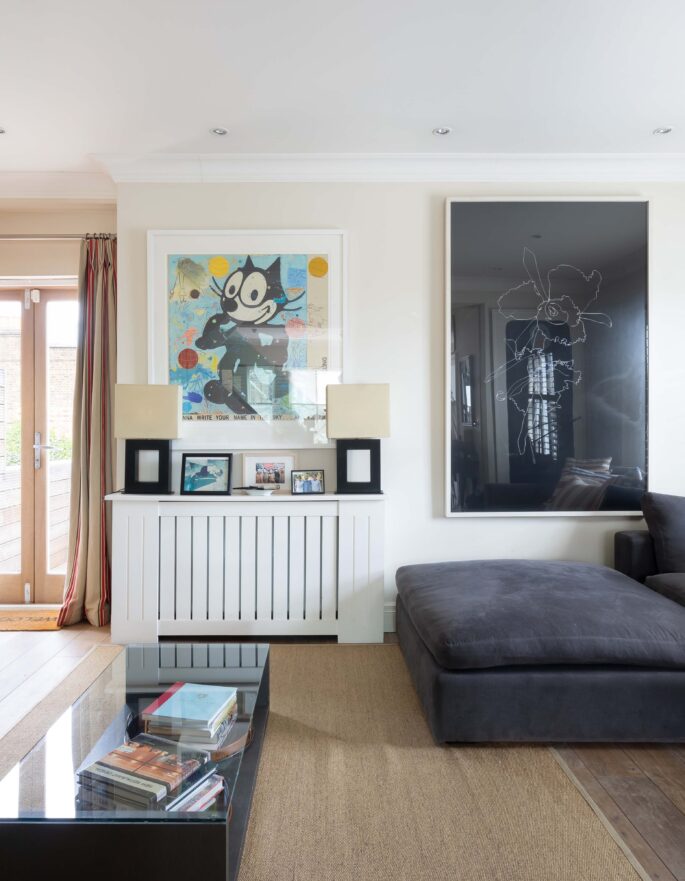 Ladbroke Grove Two-Bedroom Maisonette Domus Nova Sales Living Room