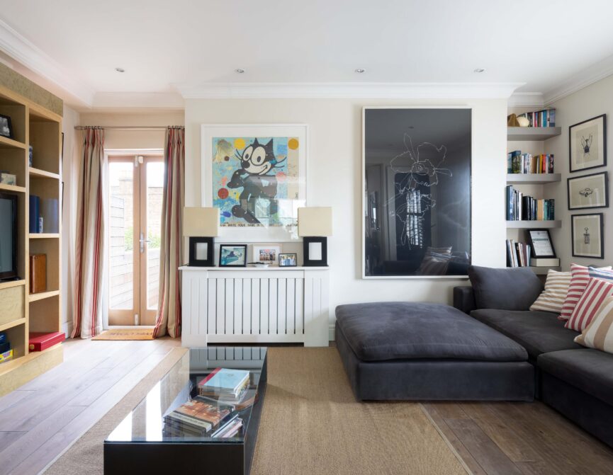 Ladbroke Grove Two-Bedroom Maisonette Domus Nova Sales Living Room
