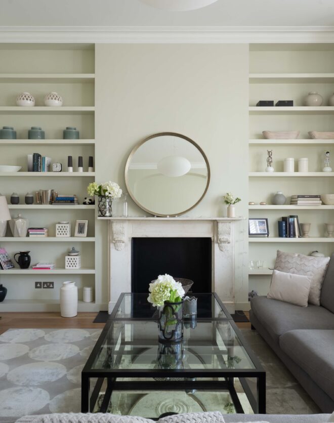 Living room in Labroke Grove, Notting Hill