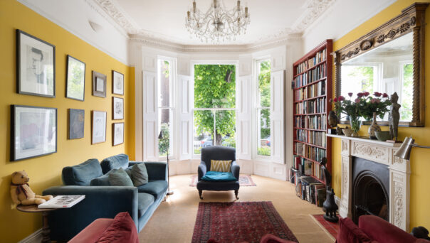 Sitting room in Leamington Road villas Notting Hill