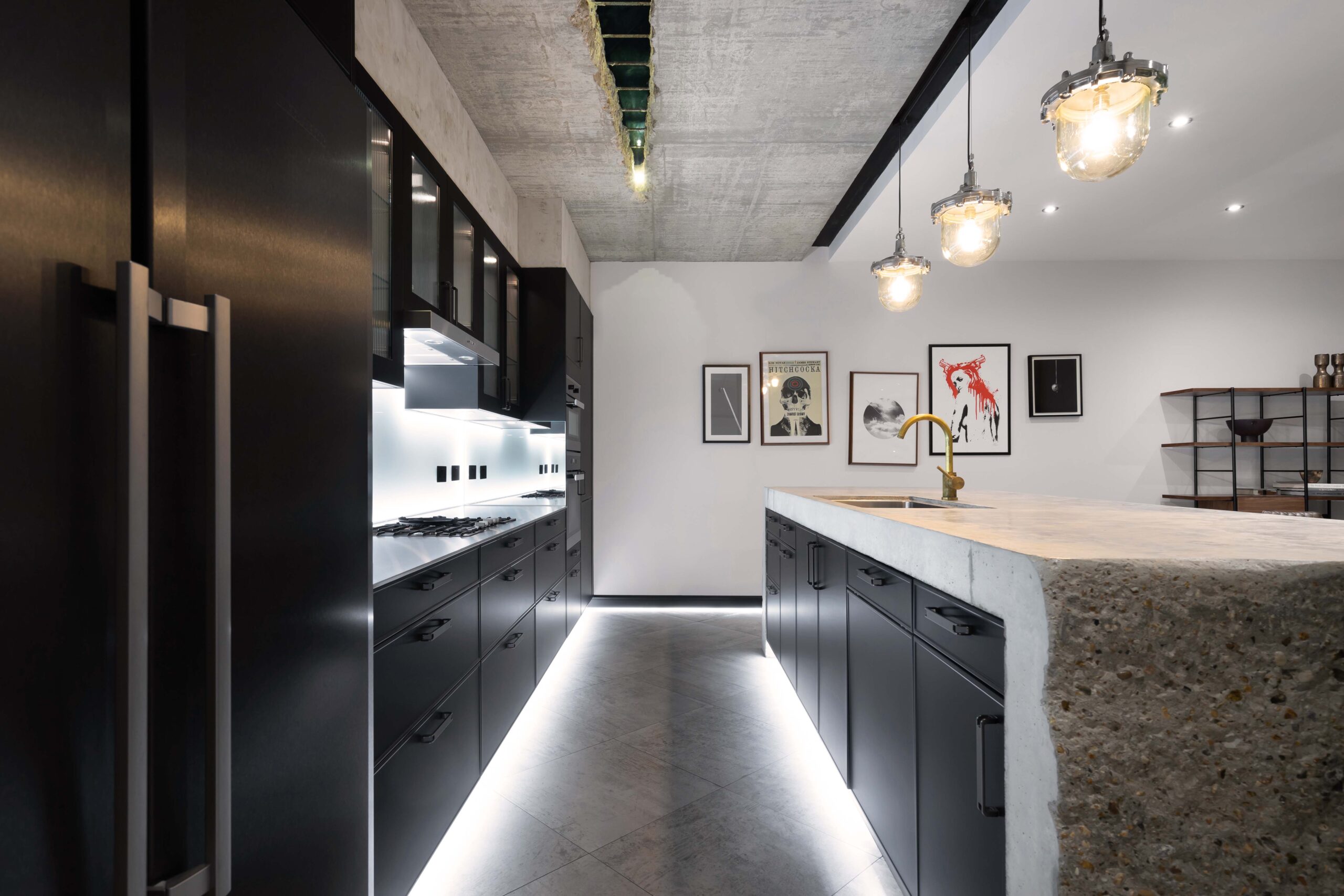 Kitchen at Leinster Mews by Cubic Studios