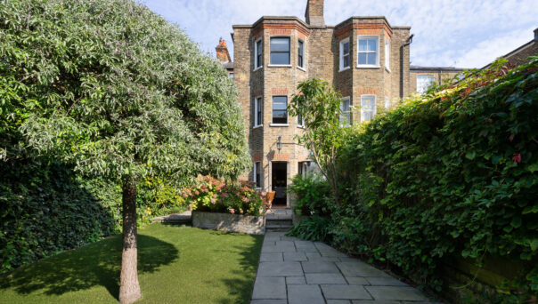 For Sale: St Marks Road North Kensington W10 Exterior garden view of Notting Hill Townhouse
