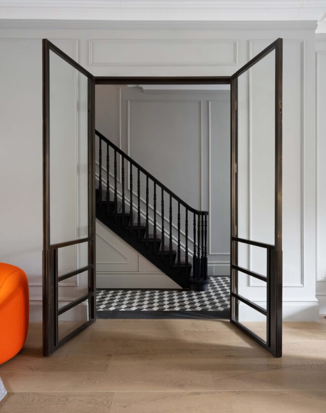Diseño de escalera Rabih Hage en St Quintin Avenue Kensington