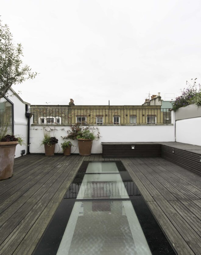 Roof Terrace at St Lukes Mews Notting Hill
