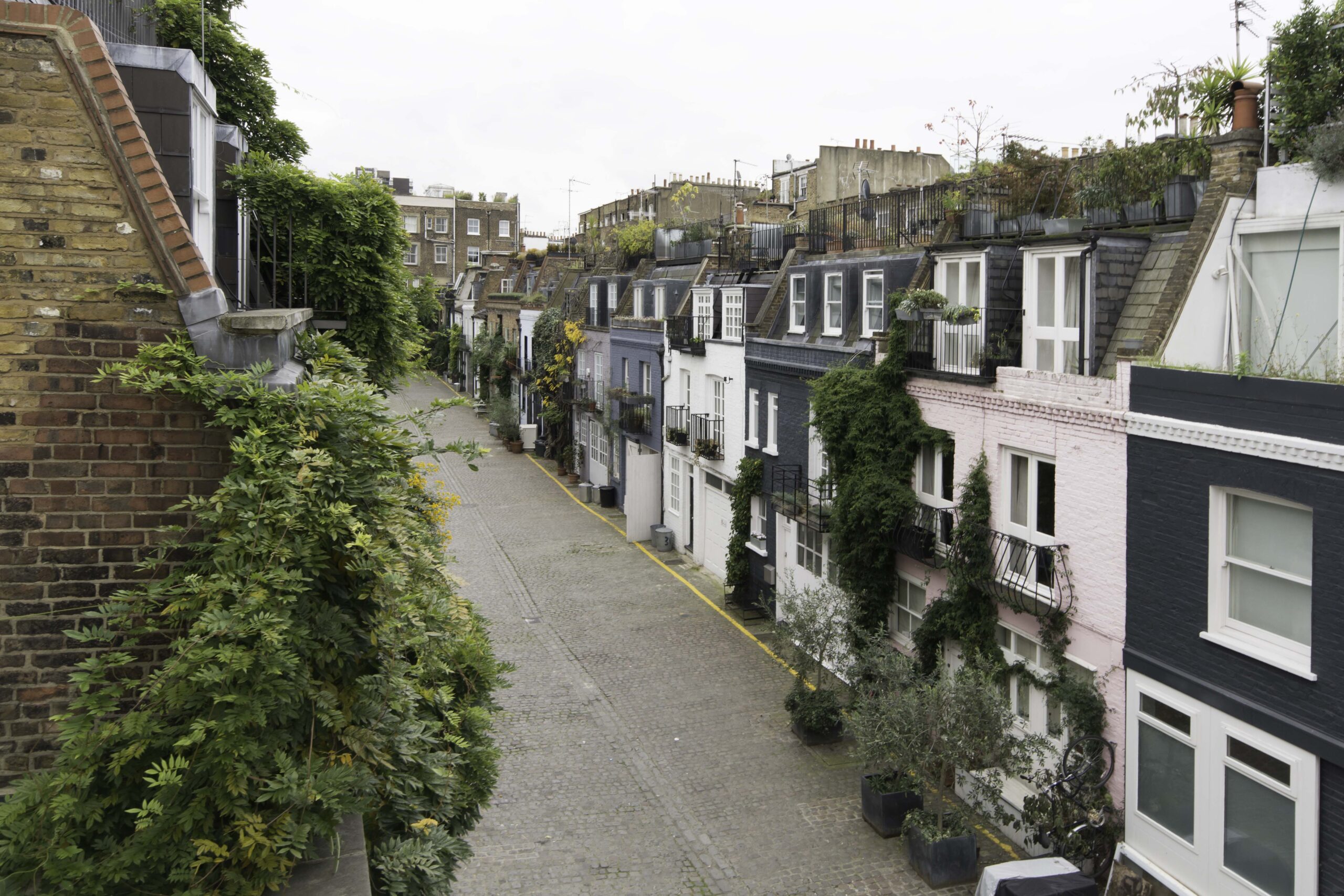 View of St Lukes Mews Notting Hill