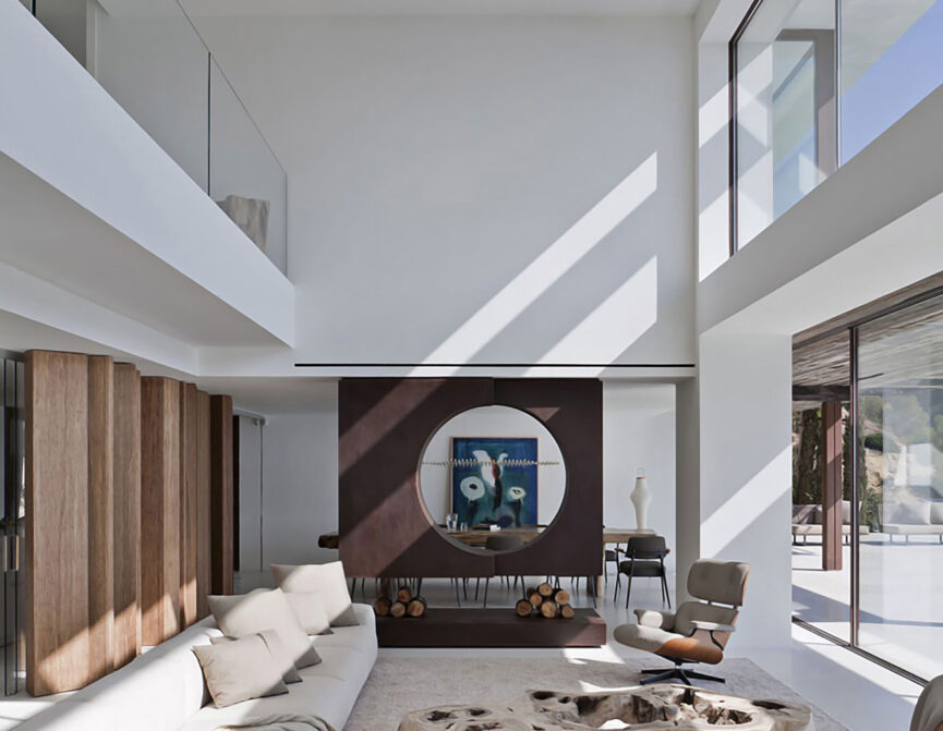 Luxury interior design in Ibiza Living Room by De Castro Architects