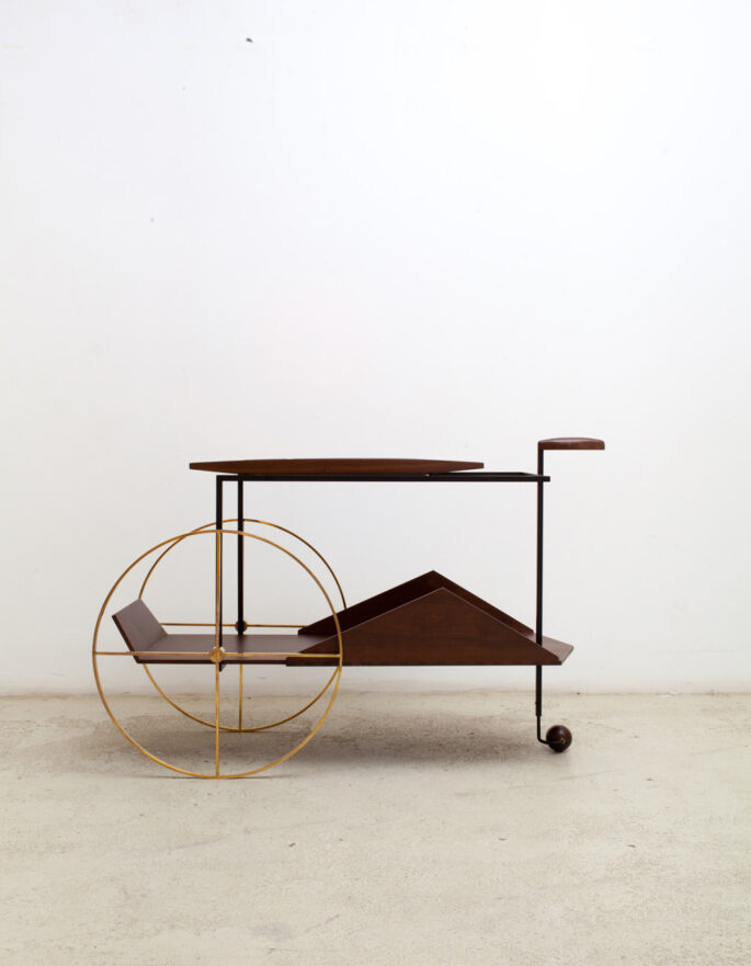 Luxury and artisinal furniture design in London: Bar cart by Espasso