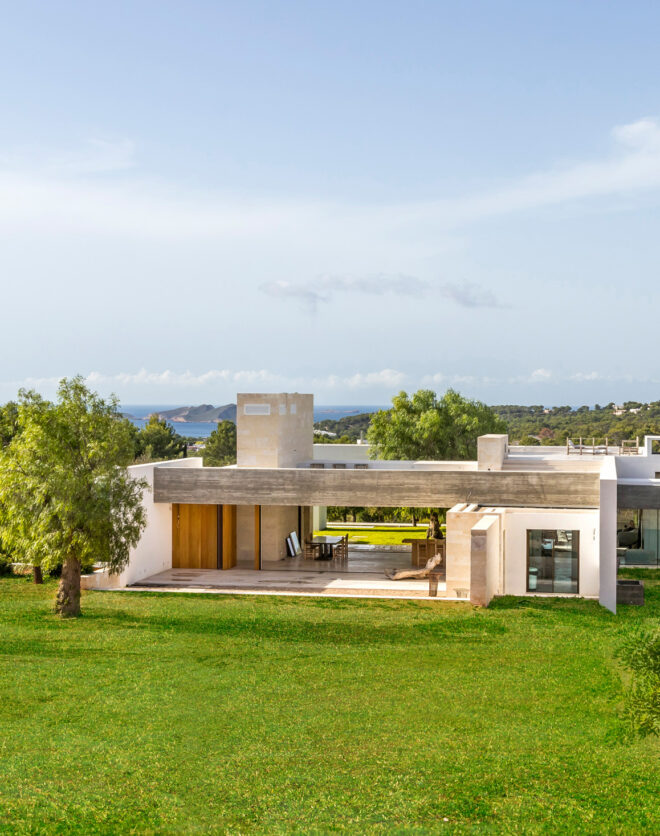 Aerial view of Luxury Ibiza Villa - Domus Nova