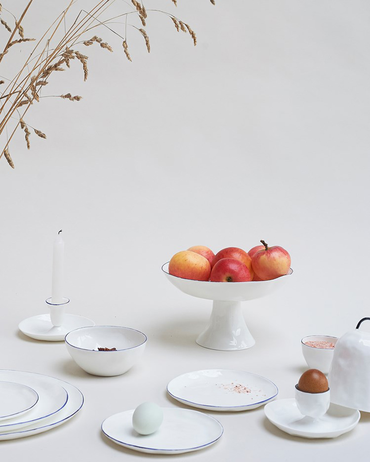 Dining table by Feldspar - artisinal ceramics handmade in the UK
