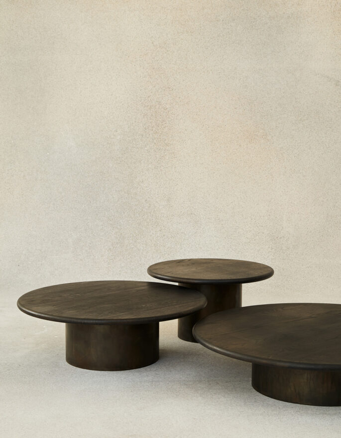 Low tables by Fred Rigby - artisinal furniture maker in UK